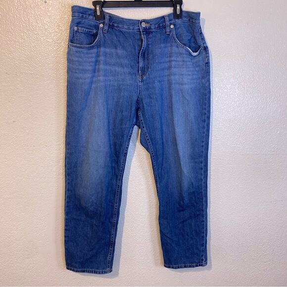 Everlane The Super-Soft Relaxed Jean Organic Cotton Medium Wash Size 33 - Picture 3 of 11